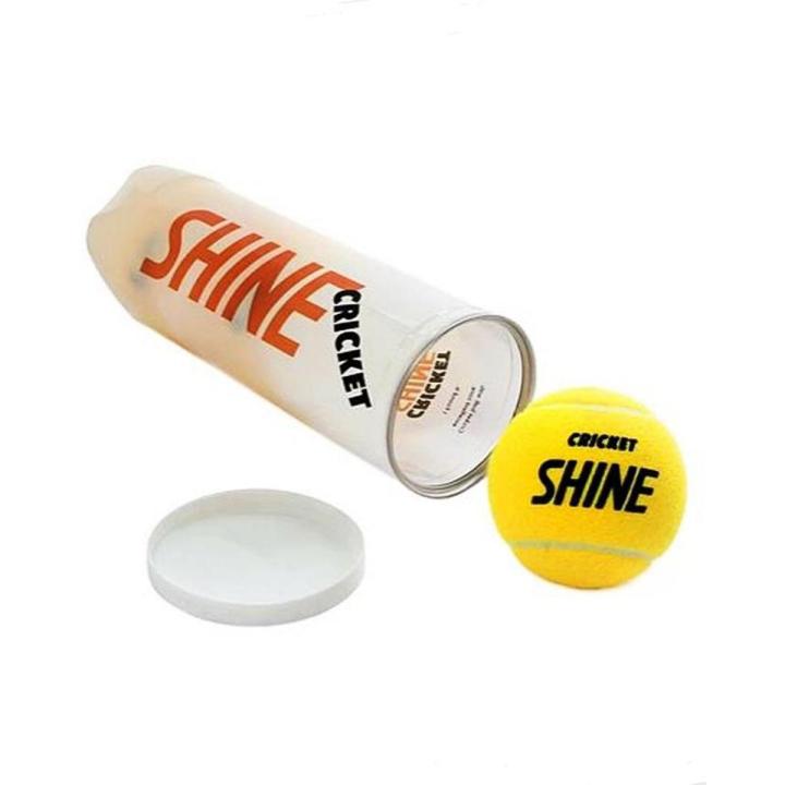 Original Shine Cricket Tape Ball Pack of 3 - Premium Quality Tennis Balls for Tape Ball Cricket
