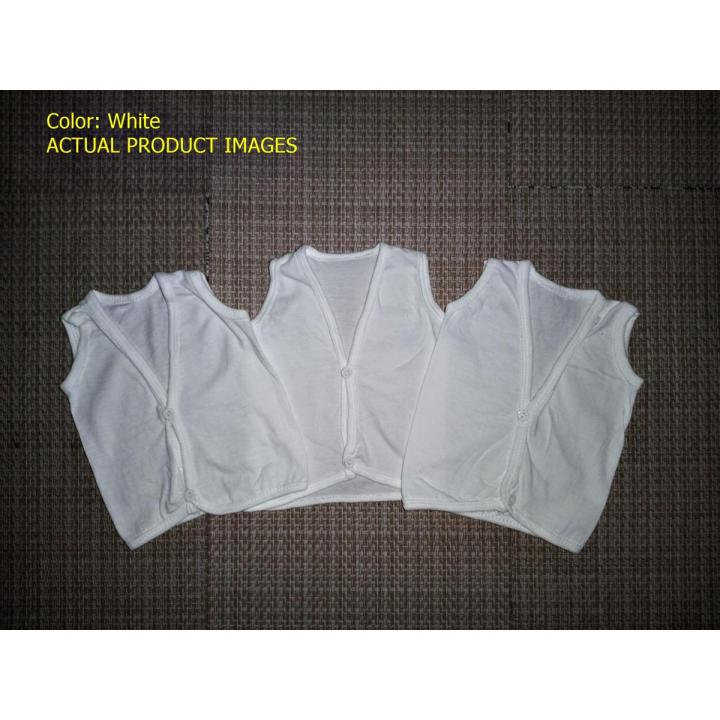 Pack of Sleeveless Vest for New Born Babies Newborn Baby