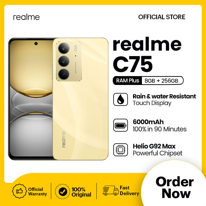 realme C75 | 8GB RAM + 256GB ROM (Get Free Gift Water Bottle)