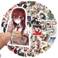 Steins Gate Anime Kurisu Rintarou Mayuri Suzuha Itaru Luka DIY Sticker Water Proof Decal Vinyl for Car Skateboard, Phone, Laptop, Luggage & Guitar – 50 Pieces. 