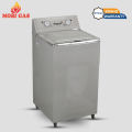 Mobi Gas Washing Machine 7Kg MWM-665 | Rust Proof Heavy Metal Body | Steel Drum With Double Storm Pulsator | Pure Copper Motor | Brand Warranty. 