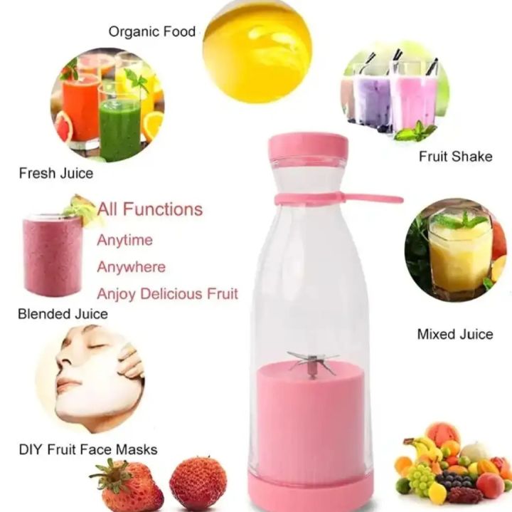 IQ Mini Electric Portable Bottle Juicer For Shakes & Smoothie Rechargeable Mixer Juicer