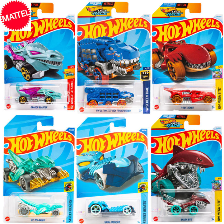 Mattel Hot Wheels Let's Race HW ULTIMATE T-REX TRANSPORTER Car SCREEN TIME 1/64 Diecast Vehicle Monsters Model Toys Gift