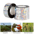 50m/80m Anti Bird Tape Flashing Reflective Audible Bird repeller Scare Tape Pigeons Crow Keep Away Double-sided Bird Repeller Ribbon. 