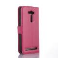 PU Leather Cover For Asus ZenFone 2 Laser ZE500KL Case Flip Magnetic Closure Stand Wallet Phone Casing. 