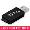 【Amazing Discounts】TF Reader High Speed Reading TF Card Memory Card Mini Portable Car Converter Card Reader. 