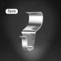 5 Pieces Vinyl Siding Hooks Hanger Outdoor Hook for Festival Garden Flat Head. 