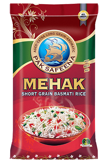 Pak Safeena Mehak Short Grain Basmati Rice - 25kg