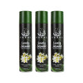 Coral Air Freshener Lovely Jasmine Pack Of 3 - 300ML Big Bottle Car, Home, Office Spray. 