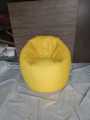 Blue Puffy Style Bean Bag Sofa. 