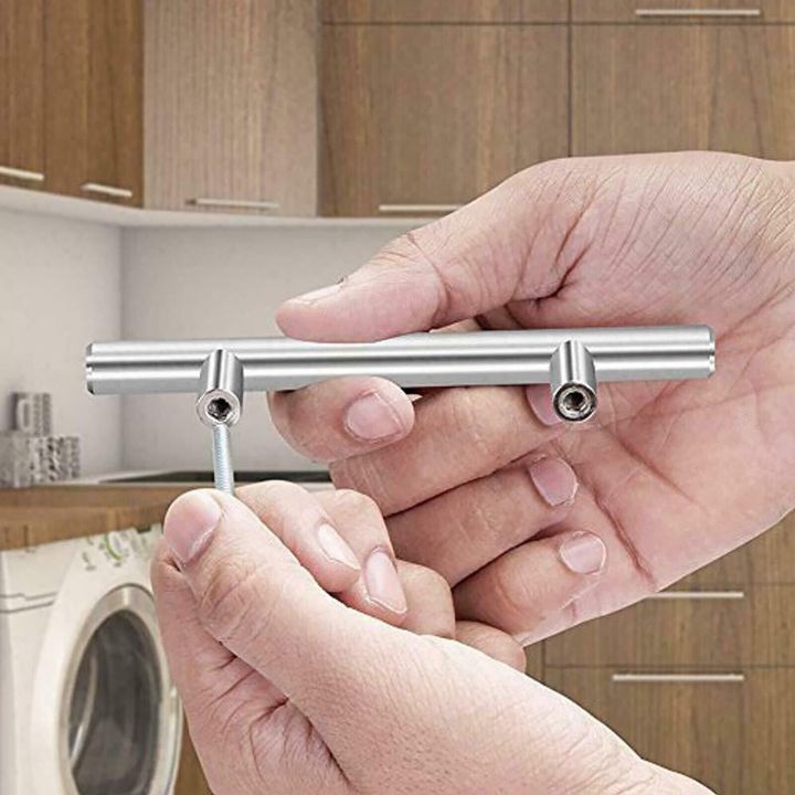 4%20inch%20Stainless%20Steel%20Cabinet%20Handles,%20Brushed%20Nickel%20Kitchen%20Hardware%20Drawer%20Pulls,%20T%20Bar%20Drawer%20Pulls,%20%20Interior%20Door%20Handles%20for%20Cabinets,%20Cupboard,%20Pack%20Of%204,%2010%20And%2020.%20-%20Image%202