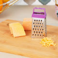 Mini Four Sided Grater And Peeler Tool for Vegetables, Stainless Steel Box  with Handle, Multifunctional Tiny Cheese , Garlic Grater And Lemon Zest. 