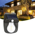 Outdoor Garden Yard Waterproof Automatic Solar LED Wall Lights – BEST Quality Sunlight Solar powered Wall Lamp - Rechargeable LED SOLAR Tungsten LIGHT – Solar Motion Sensor Chargeable Street lightening Lamps – Human Body Induction Light. 