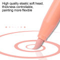 SF 12 Colors Skin Tone Markers Pens Nylon Soft Head Acrylic Markers Waterproof Pen Soft Brush Nib Skin Color Figure Painting School. 