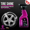 FLAMINGO TIRE SHINE, TIRE POLISH, TIRE WAX, TIRE HIGH GLOSS - 500ML. 