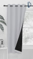 Sunblock Blackout Curtains - Light Blocking Curtain Single Panel - 1 Piece 6.5ft x 7.5ft. 
