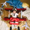 Pilot Costume Baby Onesie Unisex New Born Baby Clothes. 