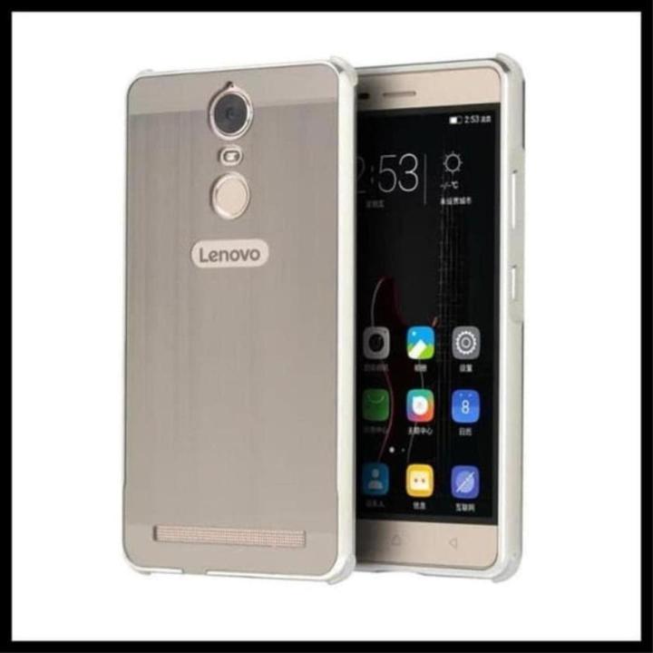 For Lenovo K6 Note Shockproof Case Hard Back Cover Aluminum Metal Frame cover casing