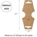 Fold Over Necklace Tags, Jewelry Display Card, Personalized Jewelry Label, Bracelet Display Card. 