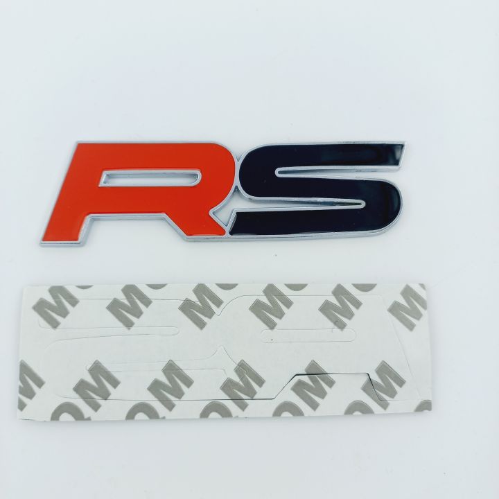 3D%20RS%20Metal%20Logo%20Car%20Stickers%20Emblem%20Trunk%20Front%20Hood%20Grille%20Badge%20Decal%20for%20All%20Cars%20and%20Bikes%20-%20Image%202