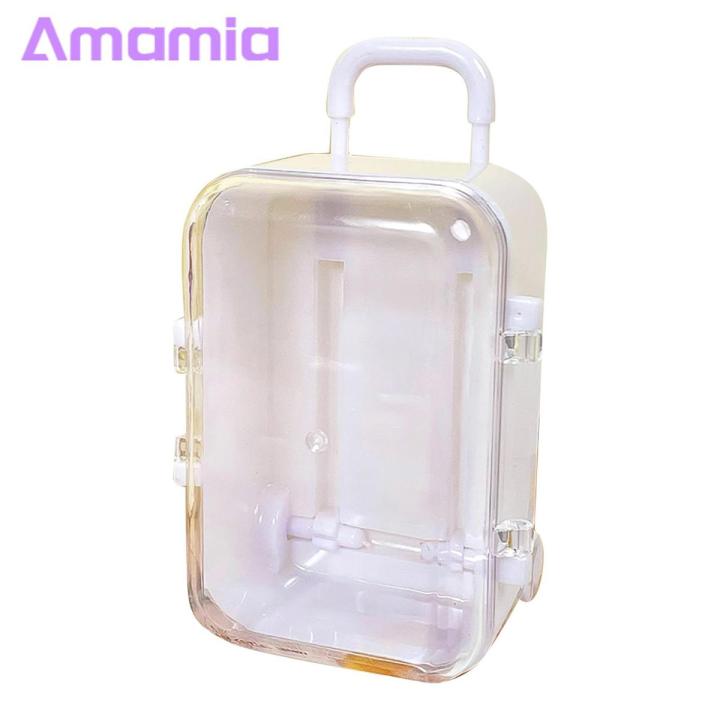 Amamia Storage Bin Multi-purpose Suitcase Style Jewelry Storage Bin Candy Container