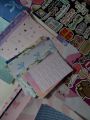 Birthday Journaling Kit - 4 A6 size UNCUT sticker sheets, 16 polaroids, 42 pcs craft paper. 