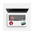 Pack Of 5/10/15 Music Stickers for Kids/Teens fans, Waterproof DIY stickers for Decor, Laptop, Water Bottle, Car Cup, Computer, Guitar, Skateboard, Luggage and Bike Bumper etc. 