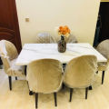 dinig chair, one dining chair, every color available, full tufted cussion dinig chair,. 