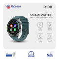 Ronin R-08 Smart Watch, 1.43" AMOLED Display with AOD, 100+ Sports Modes, Bluetooth Calling, Bluetooth Calling & AI Voice Assistant, Female Health Tracking, Sports Modes and Female Health Tracking. 