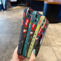 JIUMOO For Samsung J700 Case Side Square Edge New Design Phone Cases Pattern Silicone Casing Fashion Cool Boy Full Cover Camera Frosted Transparent Hard Protection Shockproof Softcase. 
