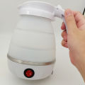 Foldable Silicone food Grade Travel Electric Kettle 5 min Fast Boiling Collapsible Teapot 600 ml. 