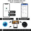 A9 Mini Wireless WiFi Camera HD 1080P Home Security Camera Hd Magnetic Wifi Mini Camera Portable Surveillance Camera Night Vision Remote View Security 2022 with APP. 