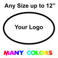 Custom Logo Sticker - Vinyl Die Cut Decals Your Company Business Logo ANY COLOR. 