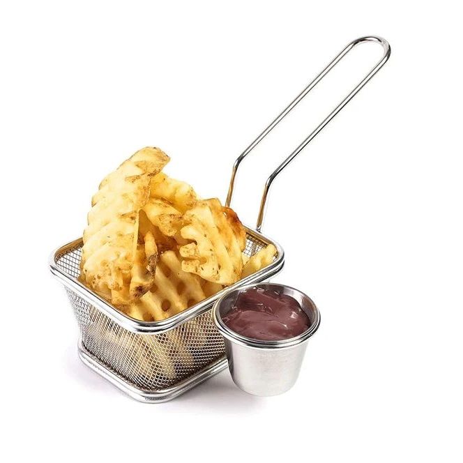 Techmanistan%20Stainless%20Steel%20Mini%20Chip%20Fryer%20Basket%20with%20Sauce%20Cup,%20Stainless%20Steel%20Mini%20Fry%20Basket%20French%20Fries%20Holder,%20Fried%20Food%20Table%20Serving%20Basket%20-%20Image%207