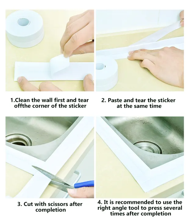 Black%203.2M%20PVC%20Self-Adhesive%2038mm%20Tape%20for%20Sealing%20Kitchen%20Sink%20Stove%20and%20Toilet%20Bathroom%20Shower%20/%20Bathtub,%20Counter%20and%20Basin,%20Seal%20Top%20and%20Edges%20for%20Water%20Proofing%20-%20Image%204