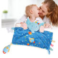 Security Blanket, Soothe Upset Emotions Teether Baby Comfort Blanket for Sleeping. 