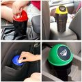 Portable Car Dustbin with Lid Car Trash Can Mini Garbage Bin for Automotive Car-Luxury Car Trash Dustbin. 