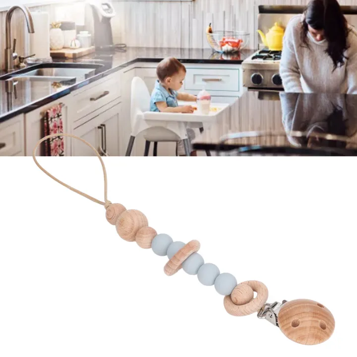 Pacifier%20Clip%20Holder,%20Drop%20Proof%20Baby%20Silicone%20Pacifier%20Chain%20Food%20Grade%20Silicone%20for%20Home%20-%20Image%206