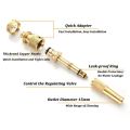 Brass High-Pressure Water Spray Nozzle - Perfect for Car Wash, Window Cleaning, Gardening, and More. 
