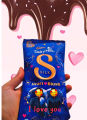 (ONLY WRAPPER )Custom Printed Dairy Milk Silk – Personalized Photo & Message Chocolate Gift | Heart & Blush Edition only wrapper for big dairy milk chocolate custom made. 