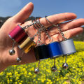 Mini Turbo Turbocharger Keychain Spinning Turbine Key Chain Ring Keyring Keyfob Car Keyring Car Interior Accessories. 