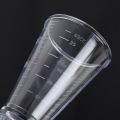 Milk Tea Coffee Wine Transparent Double Head Measuring Cup  High Temperature Resistant Tapered Cup  Triangular Measuring Cup with Precise Scale  Quantitative Wine Blending Cup. 