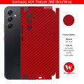 Samsung Galaxy A54 Skin/Wrap 360 Protection Sheet/ Carbon fiber/ Matte/ Transparent/ Lamination Back And Sides Included Camera Skin. 