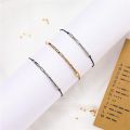 【beauty code】DIY Morse Code Bracelet Making Kit 400 Round Spacer 400 Long Tube Beads 20 Morse Code Decoding Card Line. 