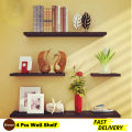 Wall Mounted shelves Floating Shelves Book Shelf Storage shelves Wall shelves set of 4. 