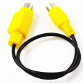 7 Pin S-Video Mini Din Male to RCA Female Cable Adapter / 7-pin S-Video to Composite RCA Cable. 