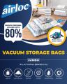 Vacuum Storage Bags Compression Bags Space saver Premium Vacuum Bags. 80% More Storage! Double-Zip Seal and Triple Seal Turbo-Valve for Max Space Saving!. 