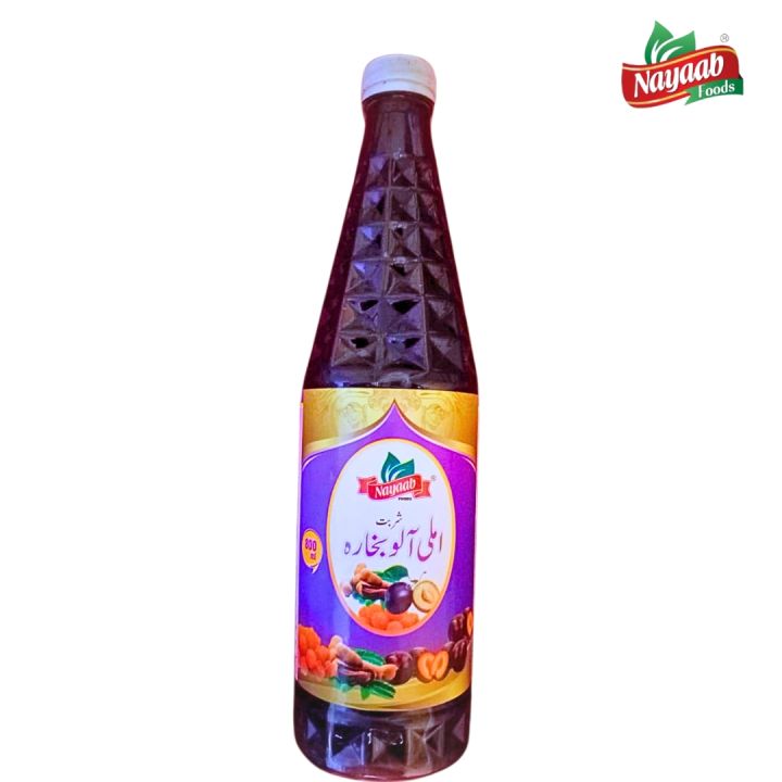 NAYAAB HERBAL SHARBAT IMLI ALU BUKHARA (ALOO BUKHARA) (املی الو بخارا) 800ML