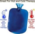 Hot Water Bottle/Bag For Periods Pain Healing Power Natural Rubber Bag Multicolour. 