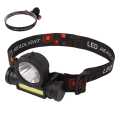 Portable mini High Power LED Headlamp Built-in Battery T6+COB USB Rechargeable Headlight Waterproof Head Torch Head Lamp Super Bright 3 Led Rechargeable Headlamp - Multicolor USB Charging Powerful Flashlight XPE COB LED Flash Light Flashlight. 